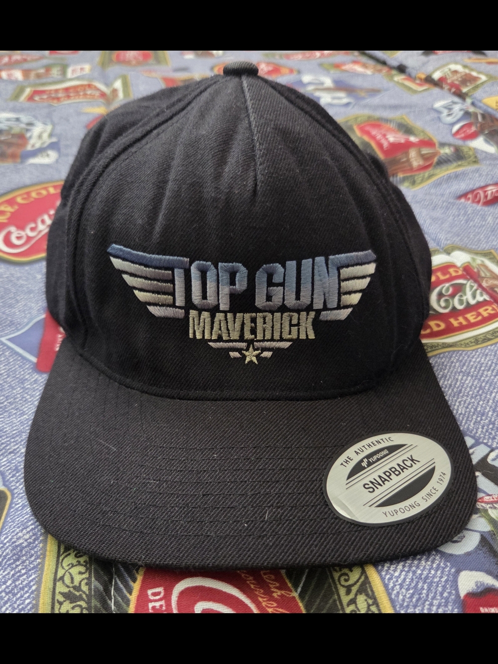 Top Gun Maverick Black Snapback Hat